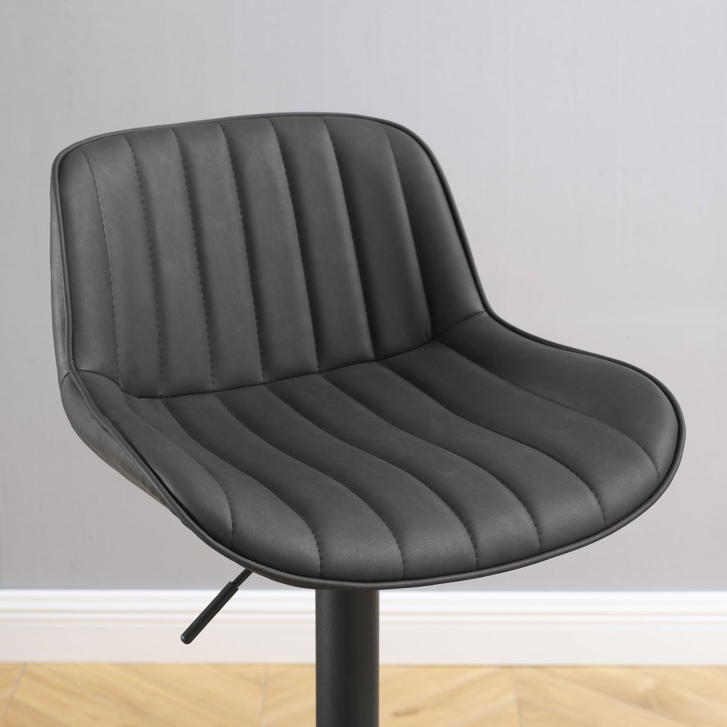 Art Leon Adjustable Height Swivel Barstool, Set of 2