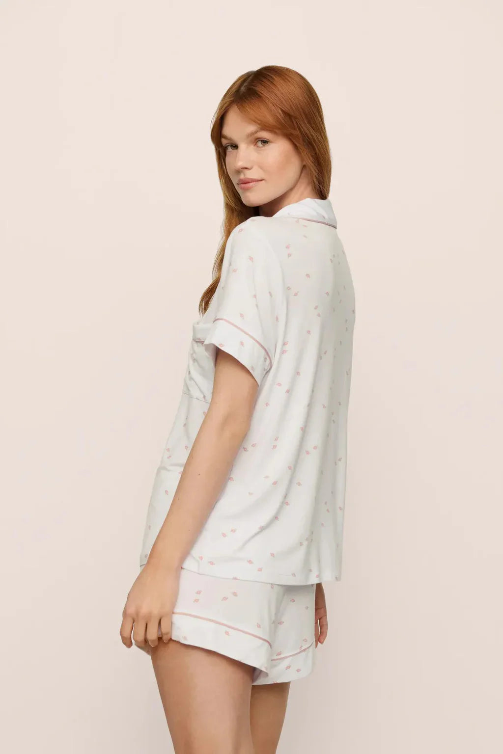 Eberjey Gisele Printed Relaxed Short PJ Set