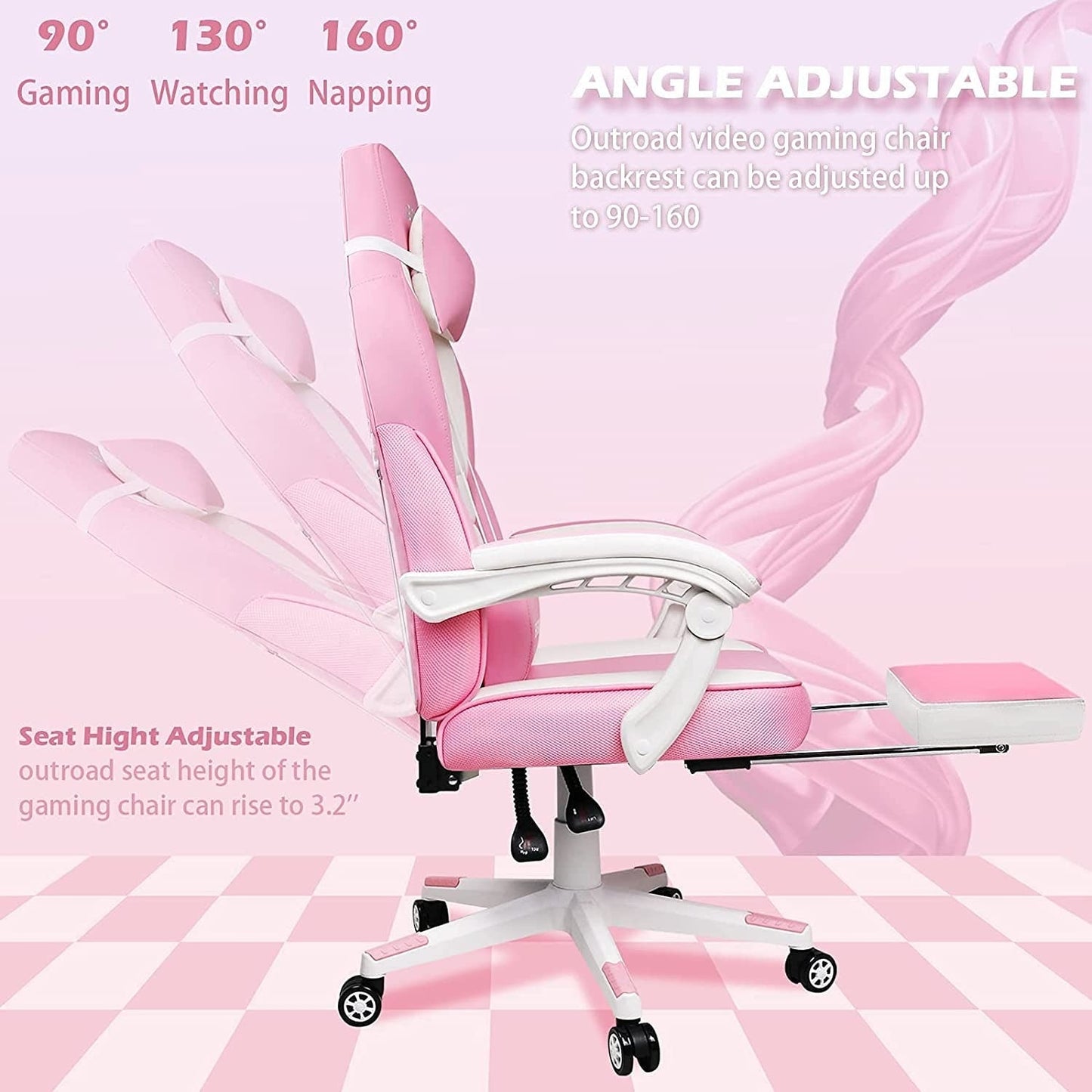 BOSSIN Racing Style Gaming Chair,300 lbs Big and Tall gamer chair High Back Computer Chair