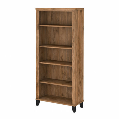 Bush Furniture Somerset Tall 5 Shelf Bookcase with Adjustable Shelves