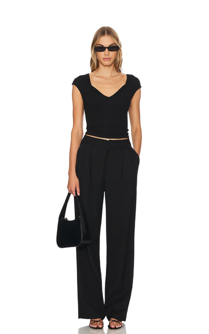 LNA Nouvelle Ribbed Top