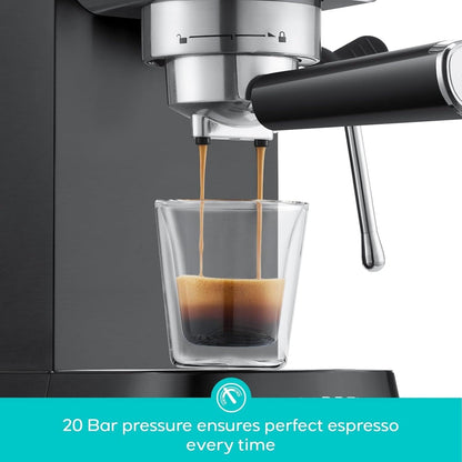 CASABREWS CM5418 Espresso Machine 20 Bar with Milk Frothing Steam Wand