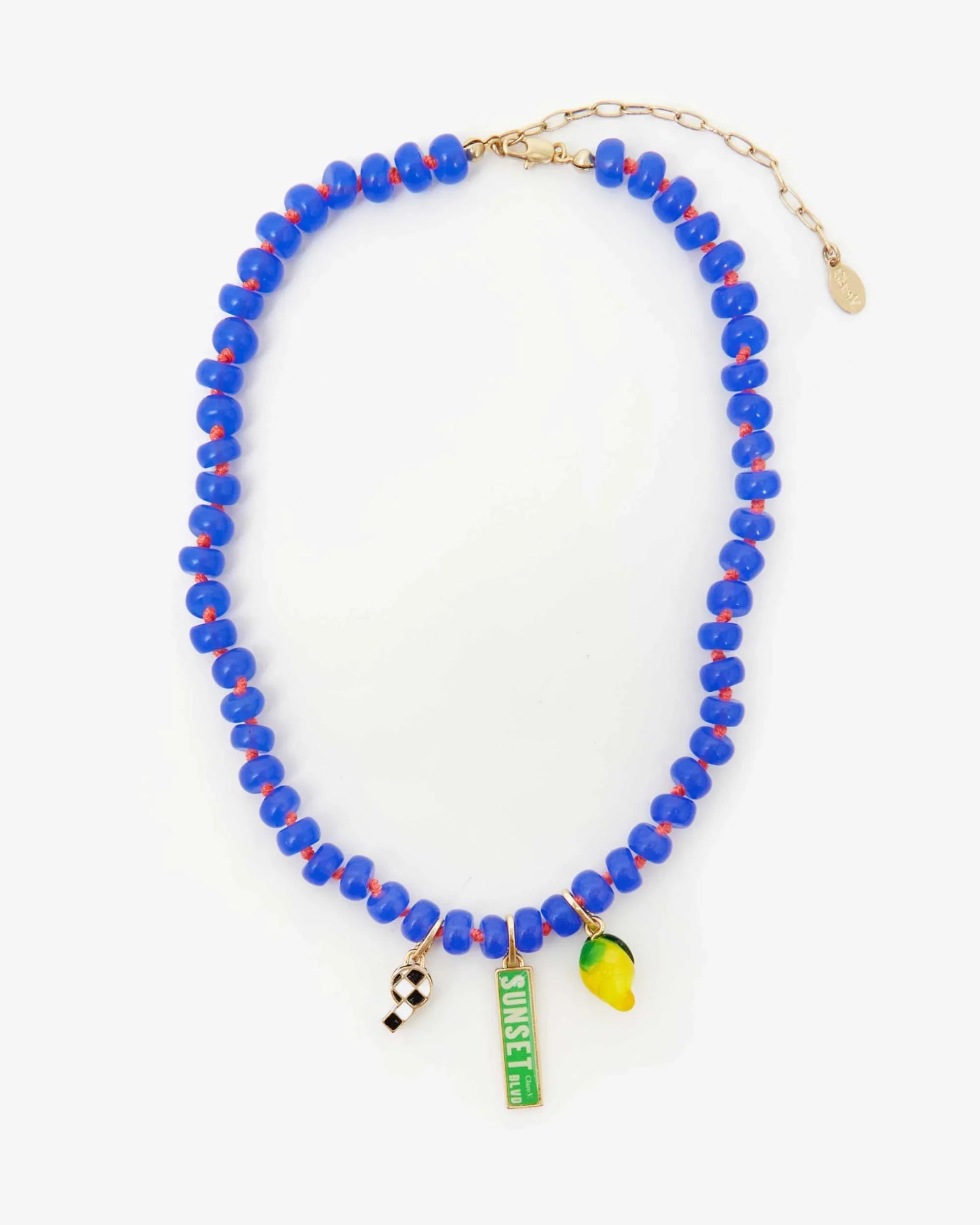 Clare V Glass Lemon Charm