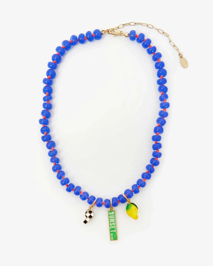 Clare V Glass Lemon Charm