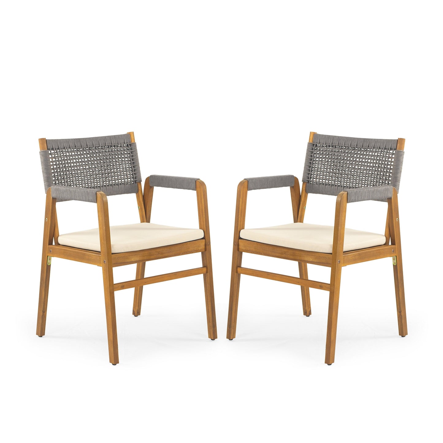 Captef Outdoor 5-piece acacia wood Dining Set by Christopher Knight Home