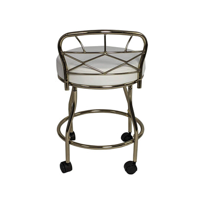 Carolina Living Diana X-Back Vanity Stool with Casters