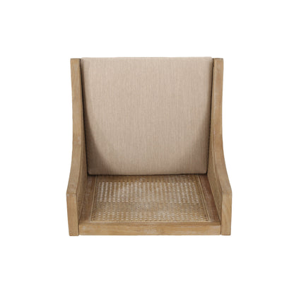 Christopher Knight Home Cataldo Fabric Upholstered Wood and Cane 25.5-Inch Counter Stools (Set of 2)