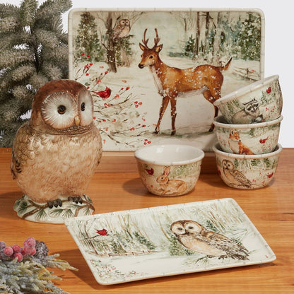 Certified International Winter's Walk 16 pc Dinnerware Set, Service for 4