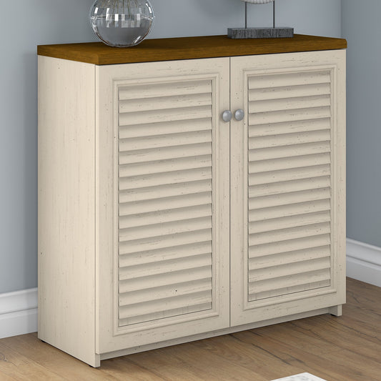 Fairview Storage Cabinet with Doors and Shelves by Bush Furniture - 31.73L x 12.76W x 30.71H