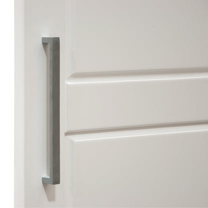 Palace Imports 100% Solid Wood Cosmo 3-Door Wardrobe Armoire with Solid Wood or Mirrored Doors