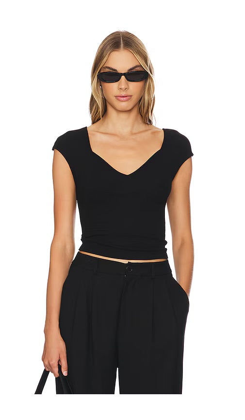 LNA Nouvelle Ribbed Top