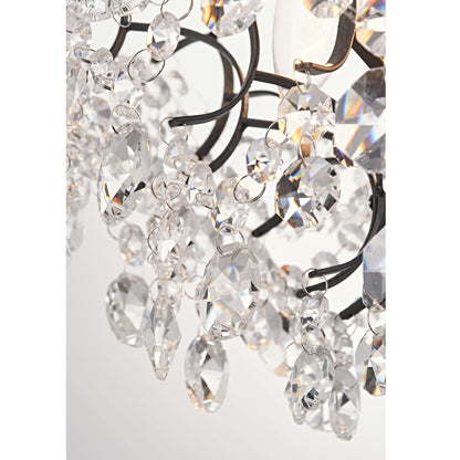 Dalia Elegant Indoor 3-light Crystal Flush Mount