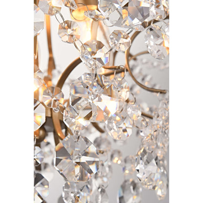 Dalia Elegant Indoor 3-light Crystal Flush Mount