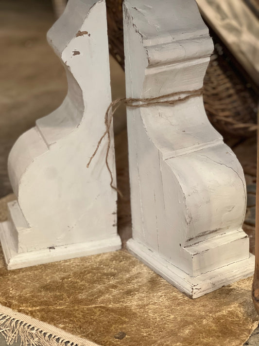 Medium Vintage Corbels - Pair - wood