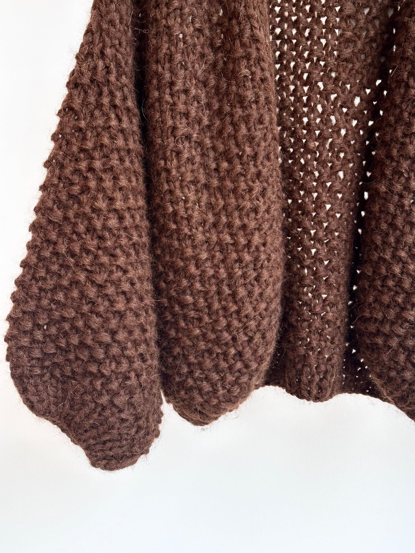 Maiami Chunky Alpaca Pearl Bomber Cardi