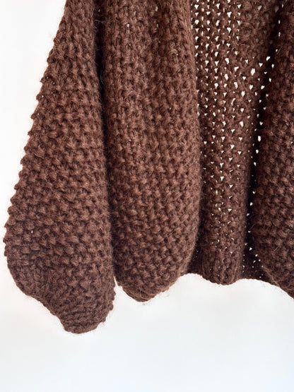 Maiami Chunky Alpaca Pearl Bomber Cardi