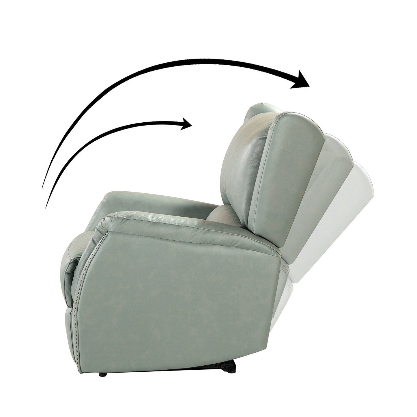 Eduardo Genuine Leather Power Recliner with USB Port Set of 2