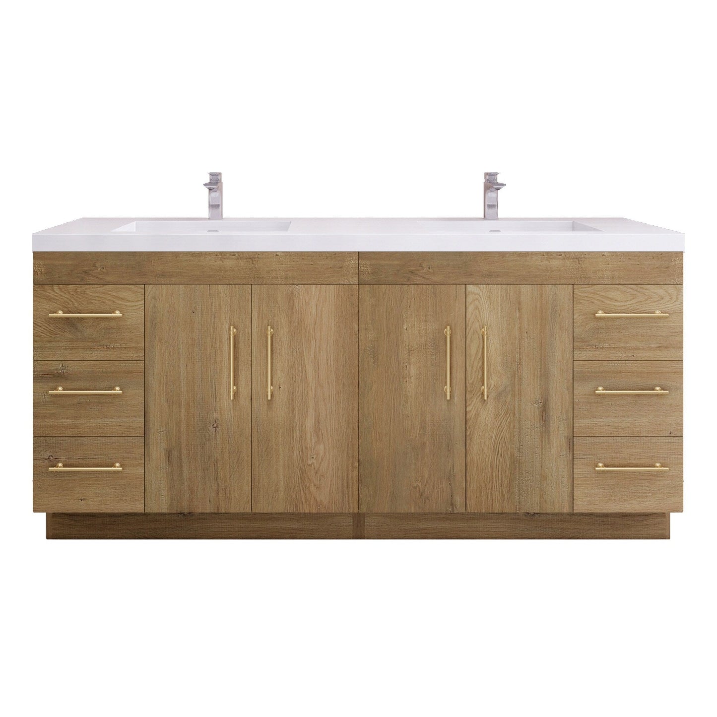 Eliza 72'' Freestanding Vanity with Double Sink