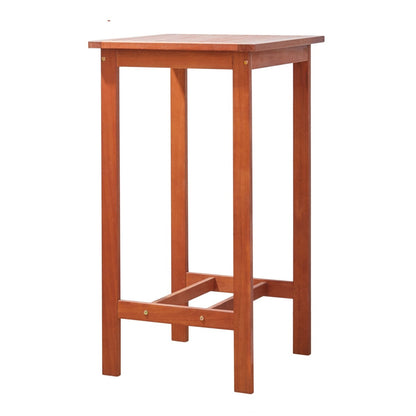 Emilio Wood Bar Table and Chair Dining Set