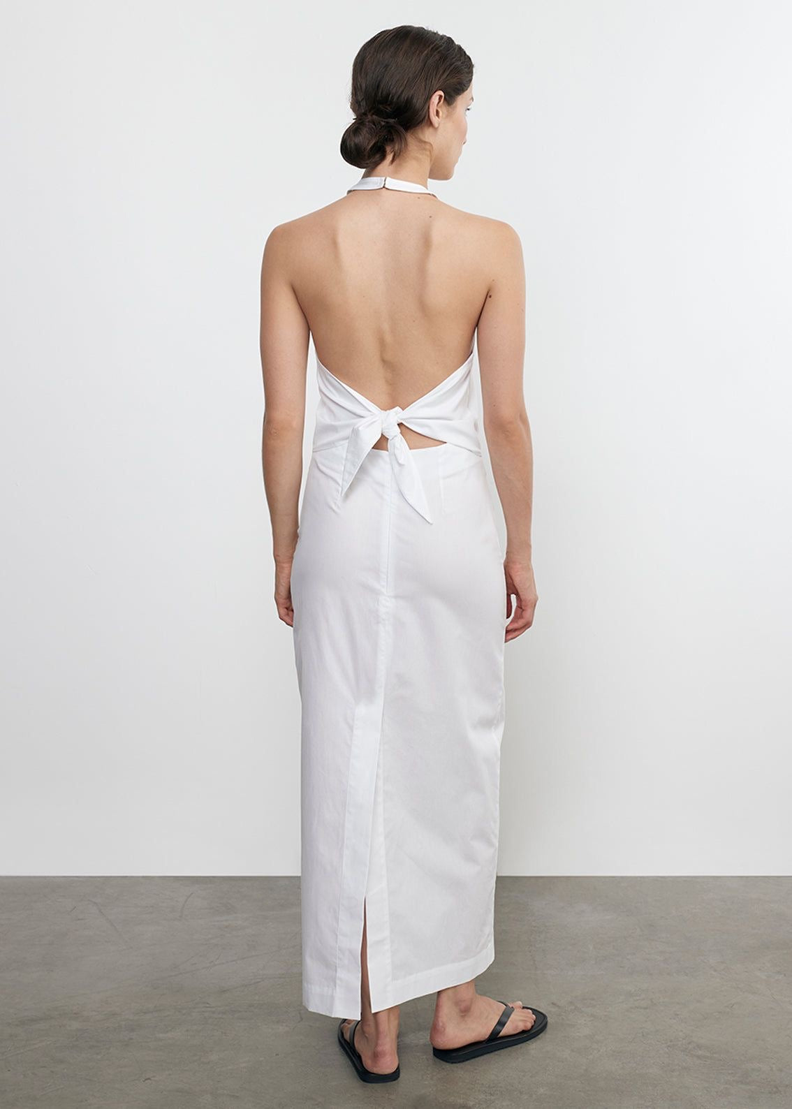Enza Costa Poplin Halter Dress