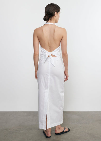 Enza Costa Poplin Halter Dress