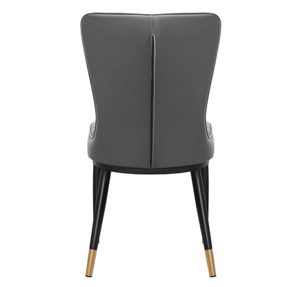 Faux Leather Upholstered Dining Chairs Set of 2/4