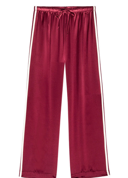 Donni Silk Stripe Crop Pant