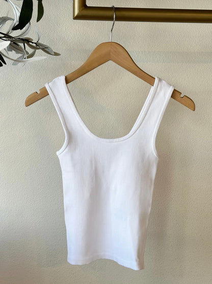 Donni Rib Scoop Tank