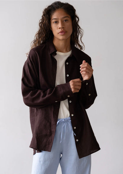 Donni Linen Relaxed Shirt