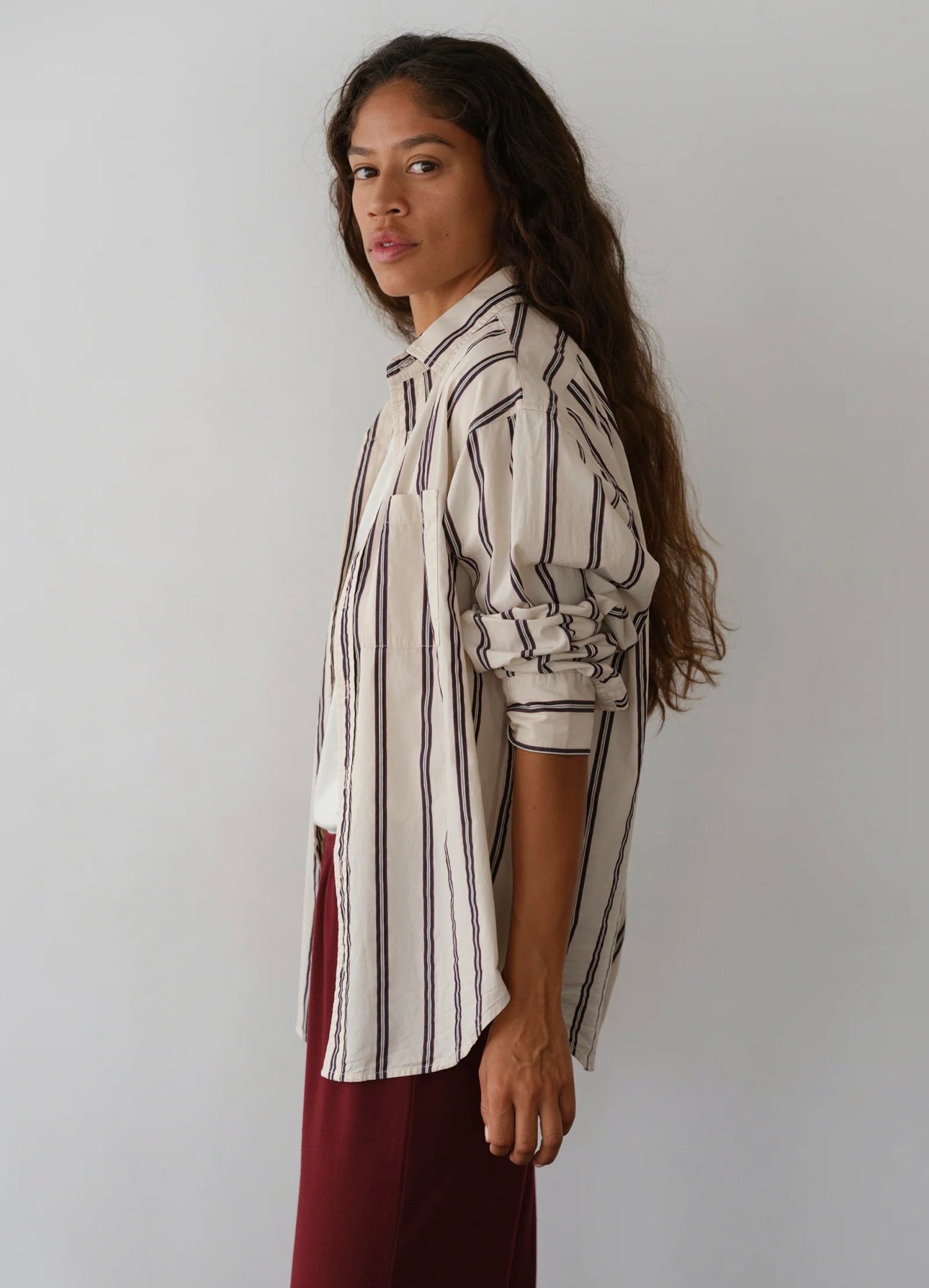 Donni Stripe Pop Shirt