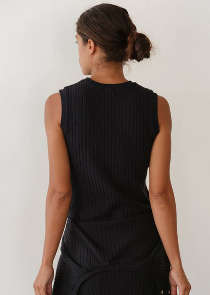 Donni Sweater Rib Shell