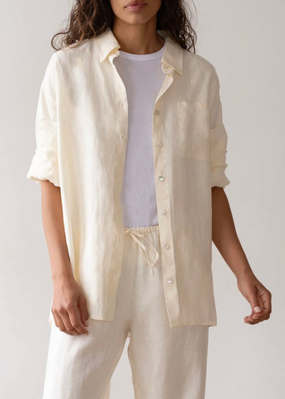 Donni Linen Relaxed Shirt
