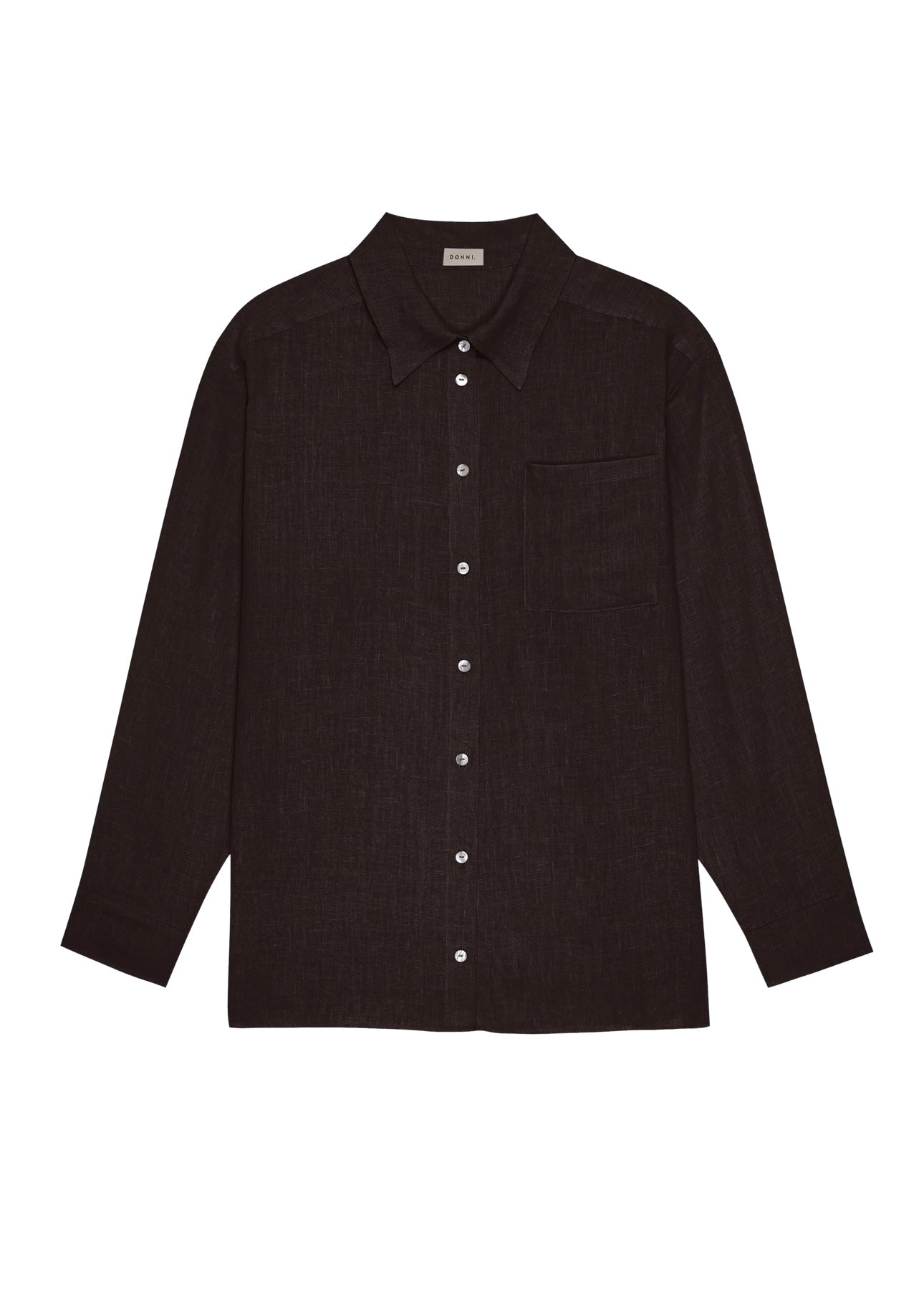 Donni Linen Relaxed Shirt