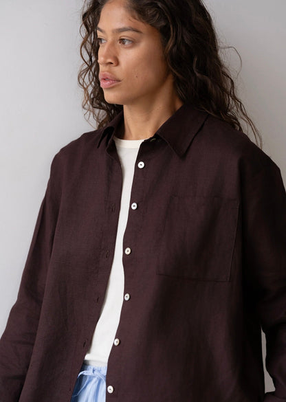Donni Linen Relaxed Shirt