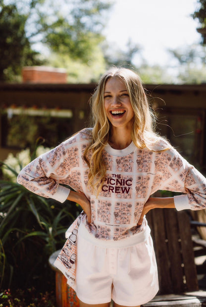 ATF Picnic Crew Cozy Top