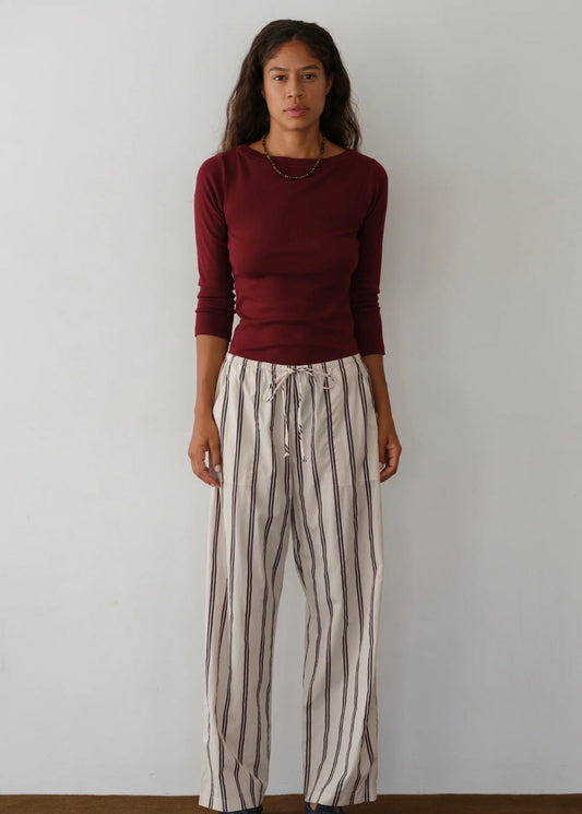 Donni Pop Stripe Drawstring Pant