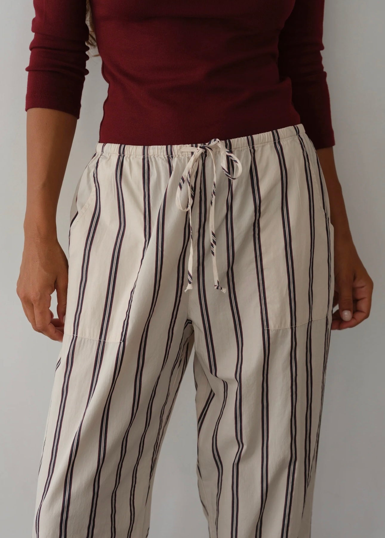 Donni Pop Stripe Drawstring Pant