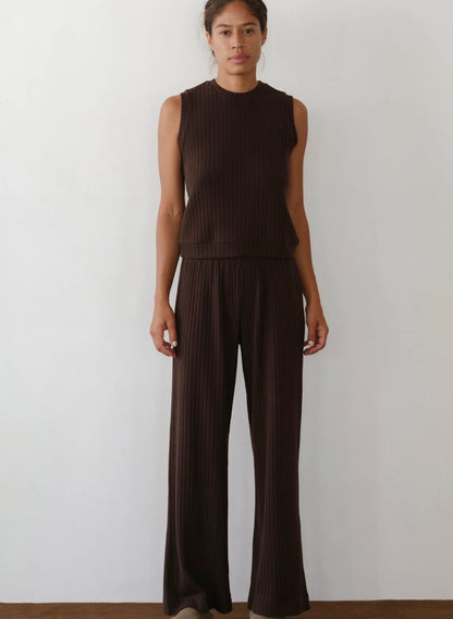 Donni Sweater Rib Simple pant
