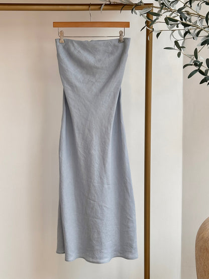 Enza Costa Linen Bias Dress