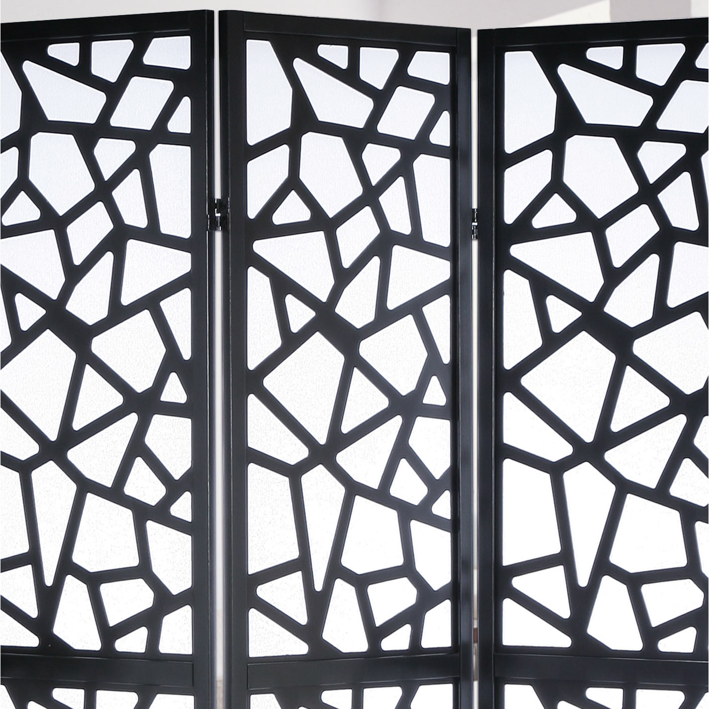 Roundhill Furniture Giyano 4-panel Screen Room Divider