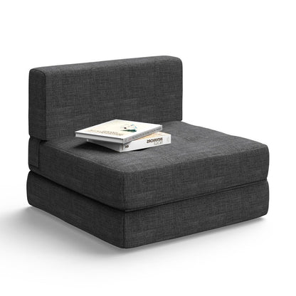 3 in 1 Convertible Flip Chair, Fold Down Chair, Flip Out Lounger Sleeper Bed