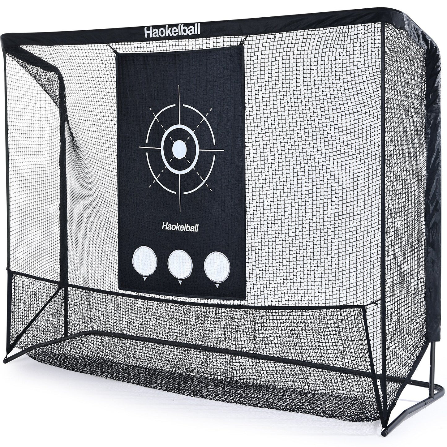 Haokelball Golf Net 10x7.5ft Golf Practice Net with Target Cloth Heavy Duty Golf Hitting Net