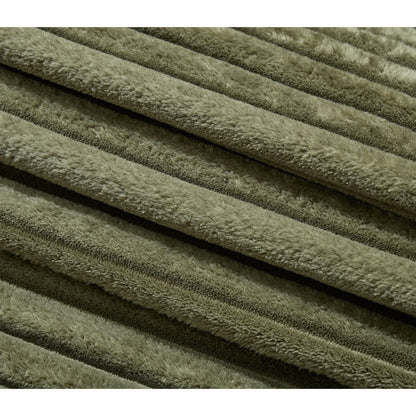 Harmonia 109 W Oversized Corduroy Sofa Bed, Deep Seat Double Lounge Chaise with 4 Pillows