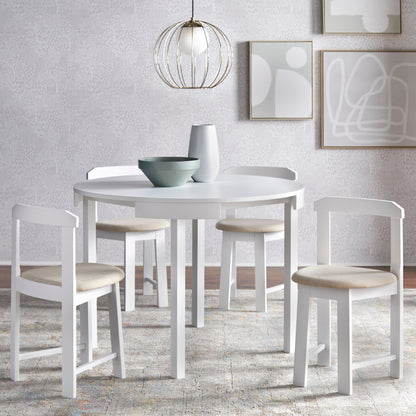 Harrisburg Tobey 5-piece Compact Round Dining Set