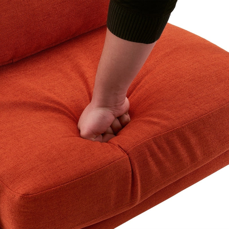 High Back Solid Wood Armrest Backrest Leisure Chair Accent Chair