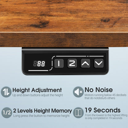 Homall Electric Height Adjustable Standing Office Desk