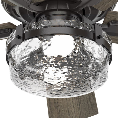 Hunter 52 Canyon Ridge Indoor / Outdoor Ceiling Fan LED Light, Handheld Remote - Farmhouse, Rustic, Industrial