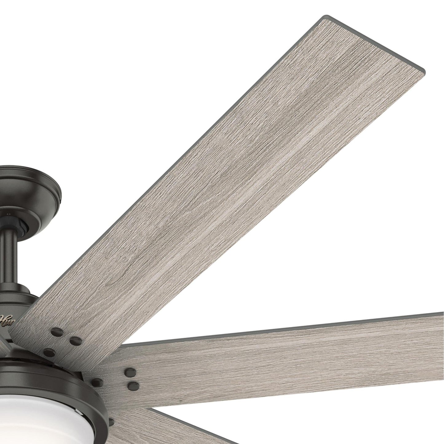 Hunter WiFi Whittington Ceiling Fan with LED Light, Handheld Remote - Windmill - Industrial, Farmhouse, Rustic - SMART FAN!
