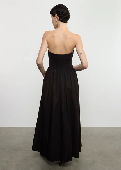 Enza Costa Cotton Resort Strapless Dress