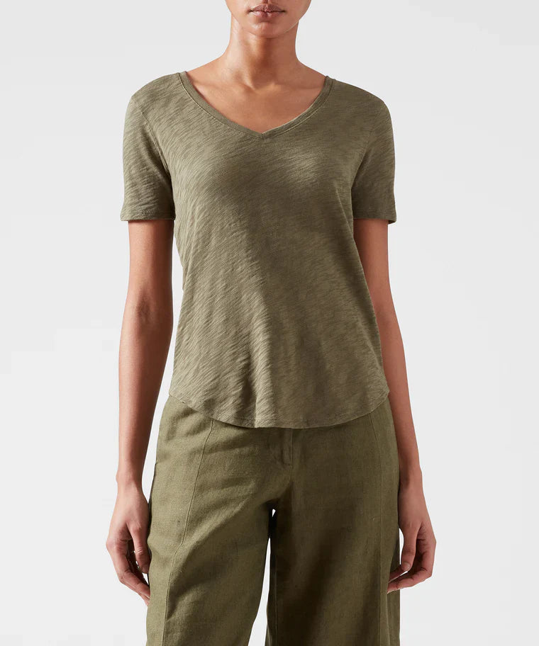 ATM SS V-Neck Tee